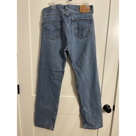 Levi's 505 Size 34 Jeans - Blue Demim - Picture 9 of 10